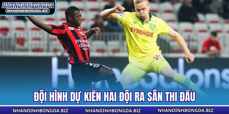 Đội hình dự kiến hai đội ra sân thi đấu